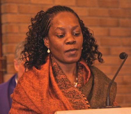 photo of the lady who read the intercessions