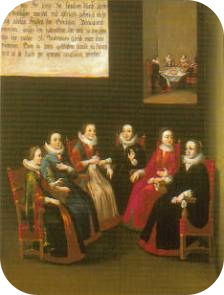 detail from the 'Painted Life' of Mary Ward
