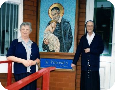 photo of Sr Christina on the right and Sr Mary Crowley on the left