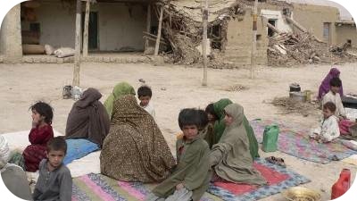 photo of earthquake victims in Balochistan, Pakistan