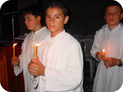 photo of young Iraqi Christians