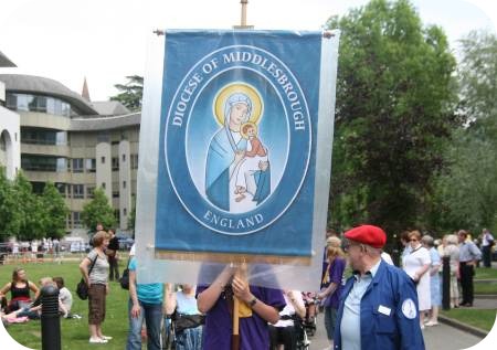 photo of Middlesbrough Diocesan banner