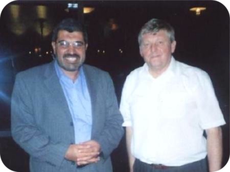 photo of John Hinman with Dr Jaffar