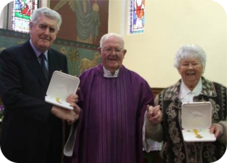 photo of Papal honour for Filey parishioners