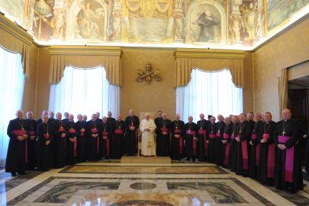 photo of Bishops standing with Pope Benedict courtesy of the Photographic Service, "L'Osservatore Romano"