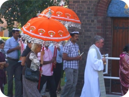 photo of celebration for St Thomas at St Joseph's Church, Middlesbrough