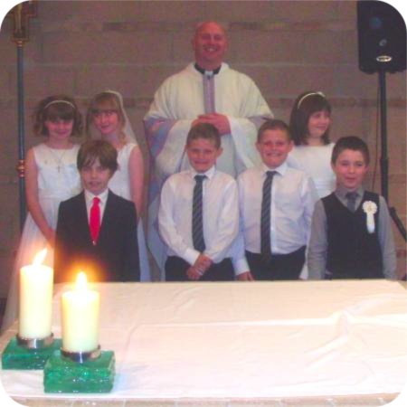 photo of First Holy Communicants at St Francis of Assisi, Hull
