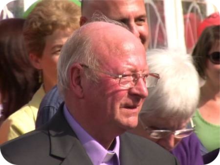photo of Father Pat Smith on the occasion of his 40th jubilee