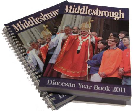 photo of two Middlesbrough Diocesan Year Books 2011