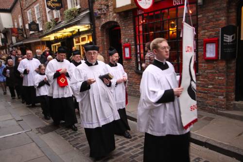 photo of procession in York