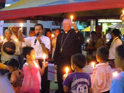 photo of Bishop Terry Drainey on his visit to Colombia