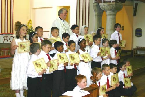 photo of First Holy Communion at St Vincent's in Hull