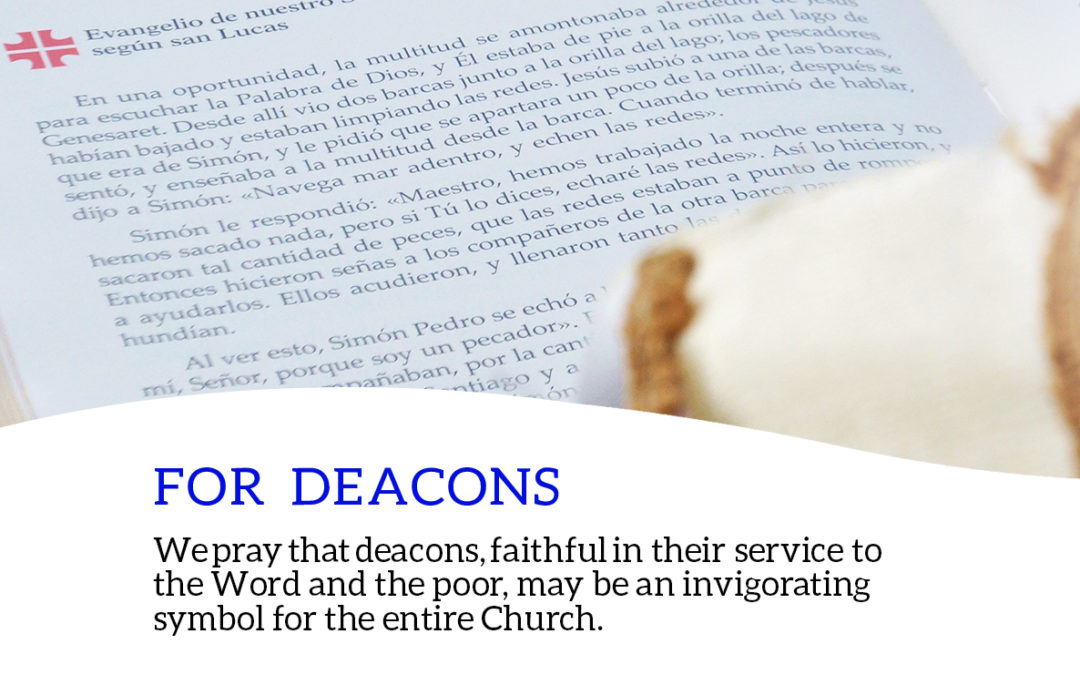Pope Dedicates Prayer To Deacons – “Guardians of Service”