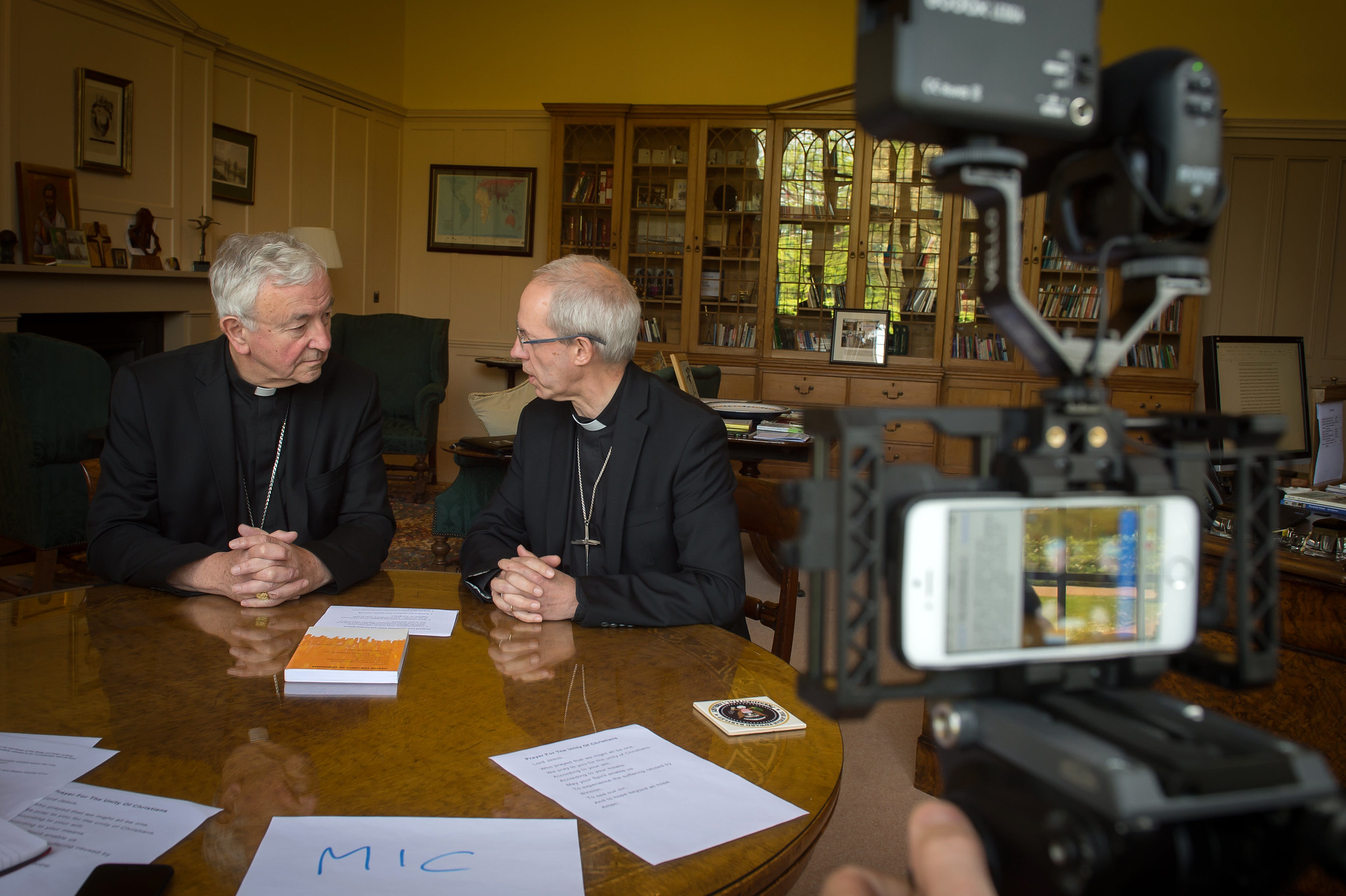 Cardinal Vincent Nichols and Archbishop Justin Welby – © Mazur/catholicnews.org.uk