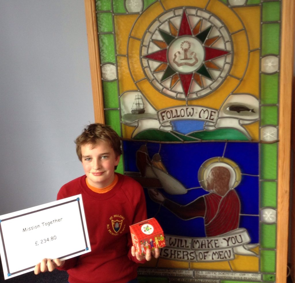 A Year 6 pupil at St Hilda's Roman Catholic Primary School in Whitby has stunned the organisers of this year’s Mission Together appeal by single-handedly raising more than £200 for less fortunate children.
