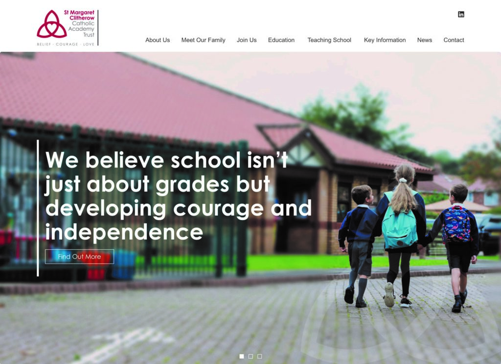 St Margaret Clitherow Catholic Academy Trust's new website