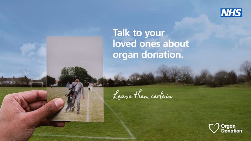 The 'Leave Them Certain' organ donation campaign