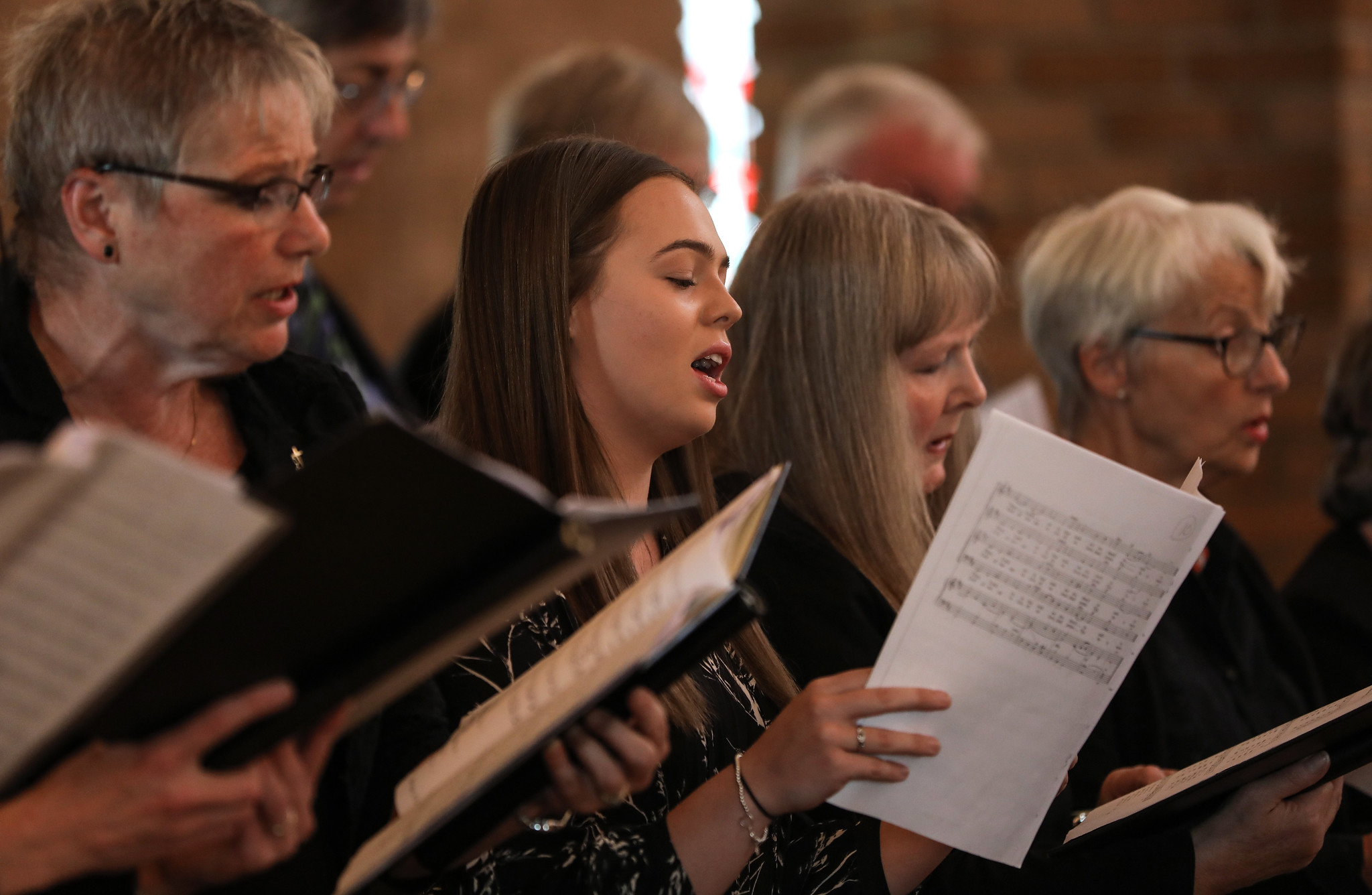 Members of the diocesan choir – Photo by Chris Booth