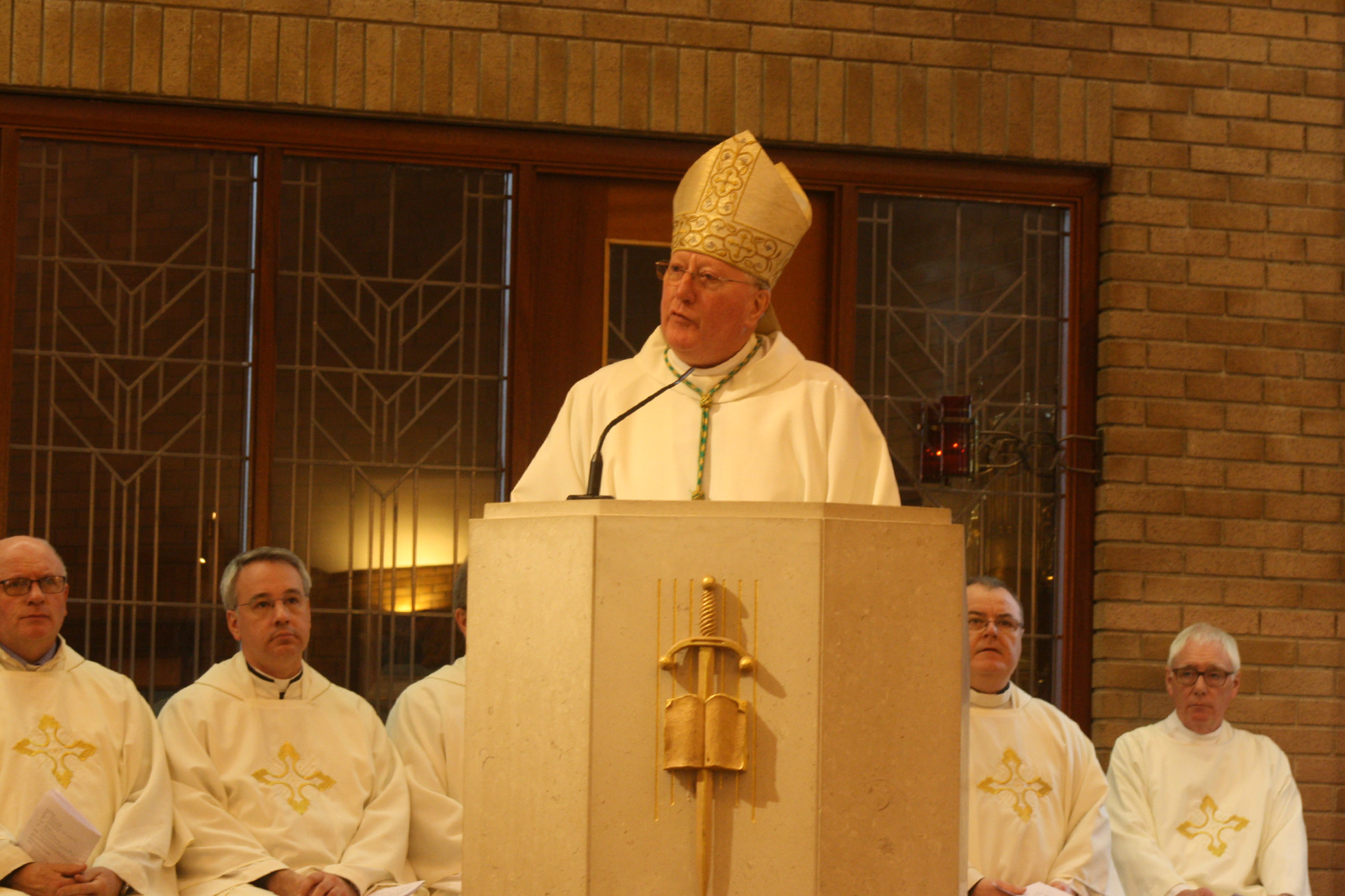 Bishop Terry at the 2018 Chrism Mass in St Mary's Cathedral