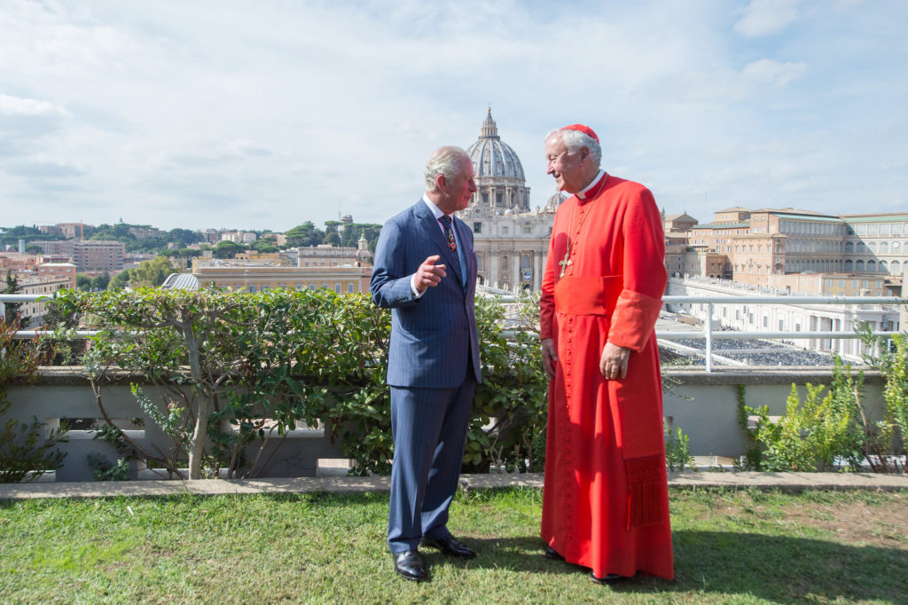 King Charles with Cardinal Vincent Nicholls © Mazur/cbcew.org.uk