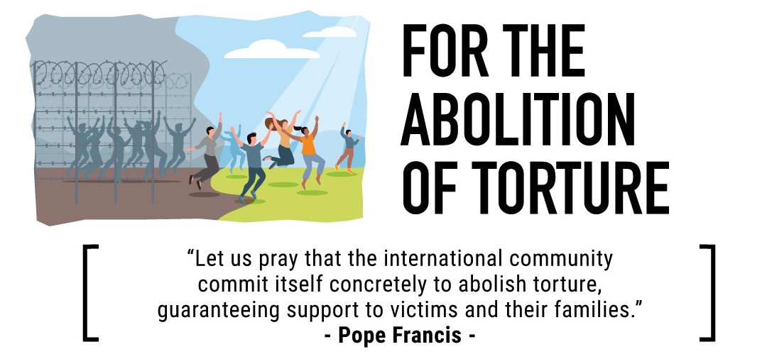 Pope: ‘Let us put a stop to this horror of torture!’