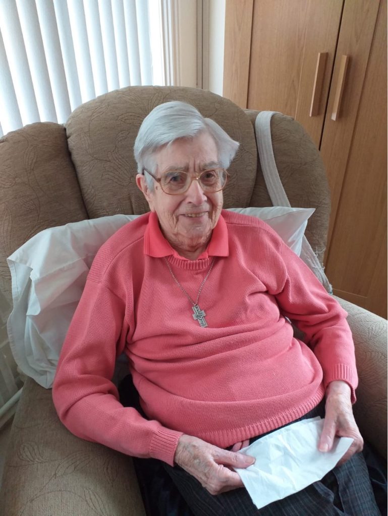 Sister Josephine Barron, who has passed away at the age of 96