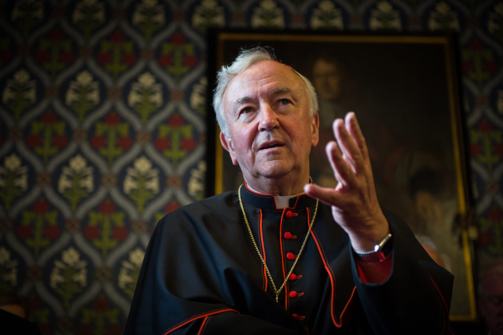 Cardinal Vincent Nichols in the Houses of Parliament © Mazur/catholicnews.org.uk