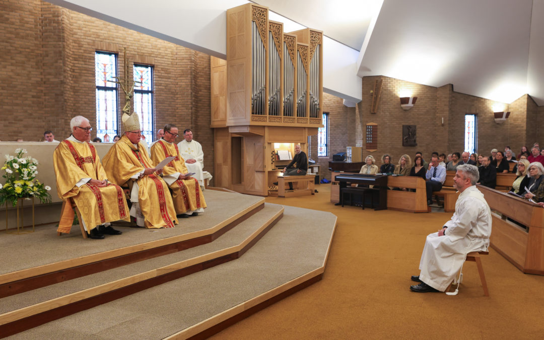 Joy replaces nerves as Father Steven is ordained