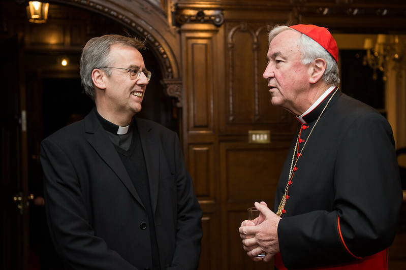 Bishop Nicholas Hudson with Cardinal Vincent Nichols – Photo © Mazur/catholicnews.org.uk