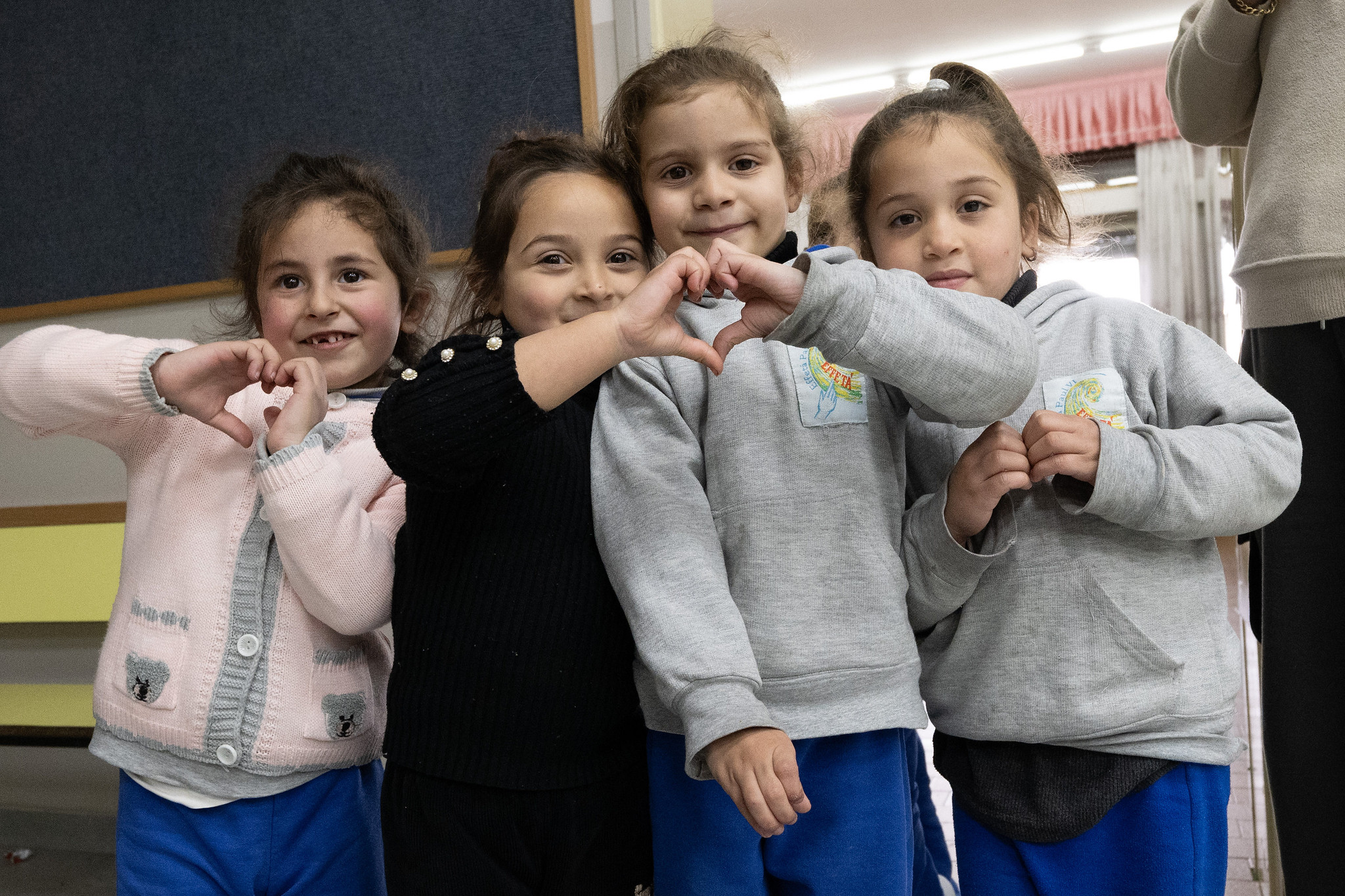 Some of the children the bishops met in the Holy Land during their 2025 co-ordination visit © Mazur/cbcew.org.uk