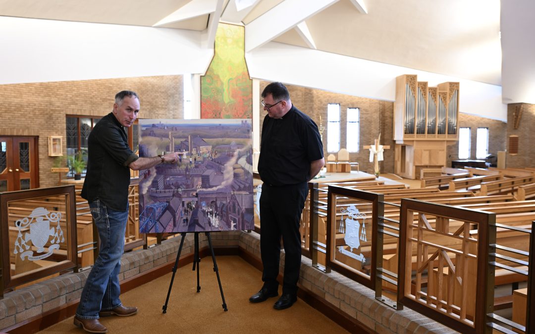 Painting celebrates 40 years of ‘Cathedral for the people’