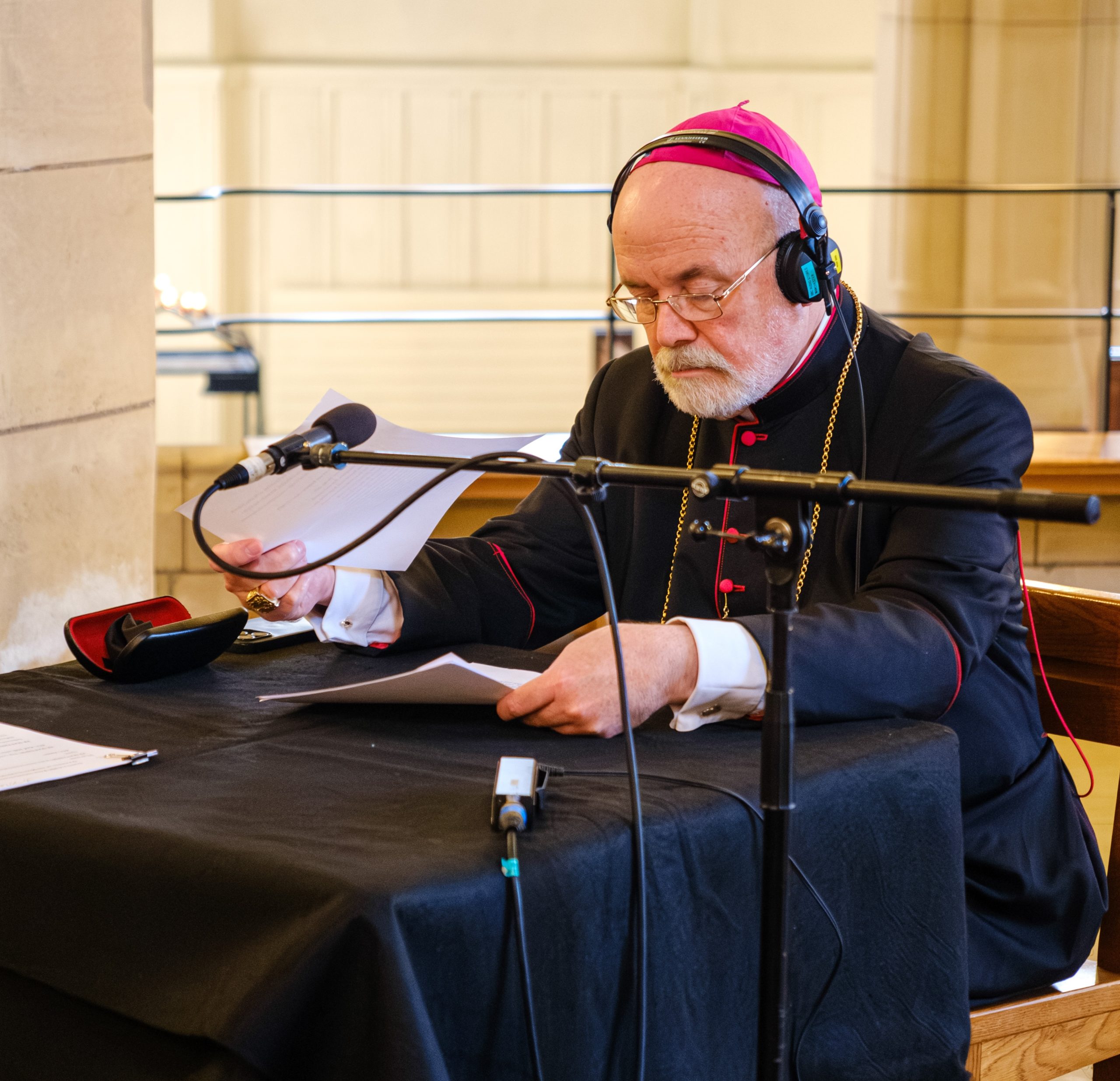 Bishop Marcus presents the BBC Daily Service from Leeds Cathedral `