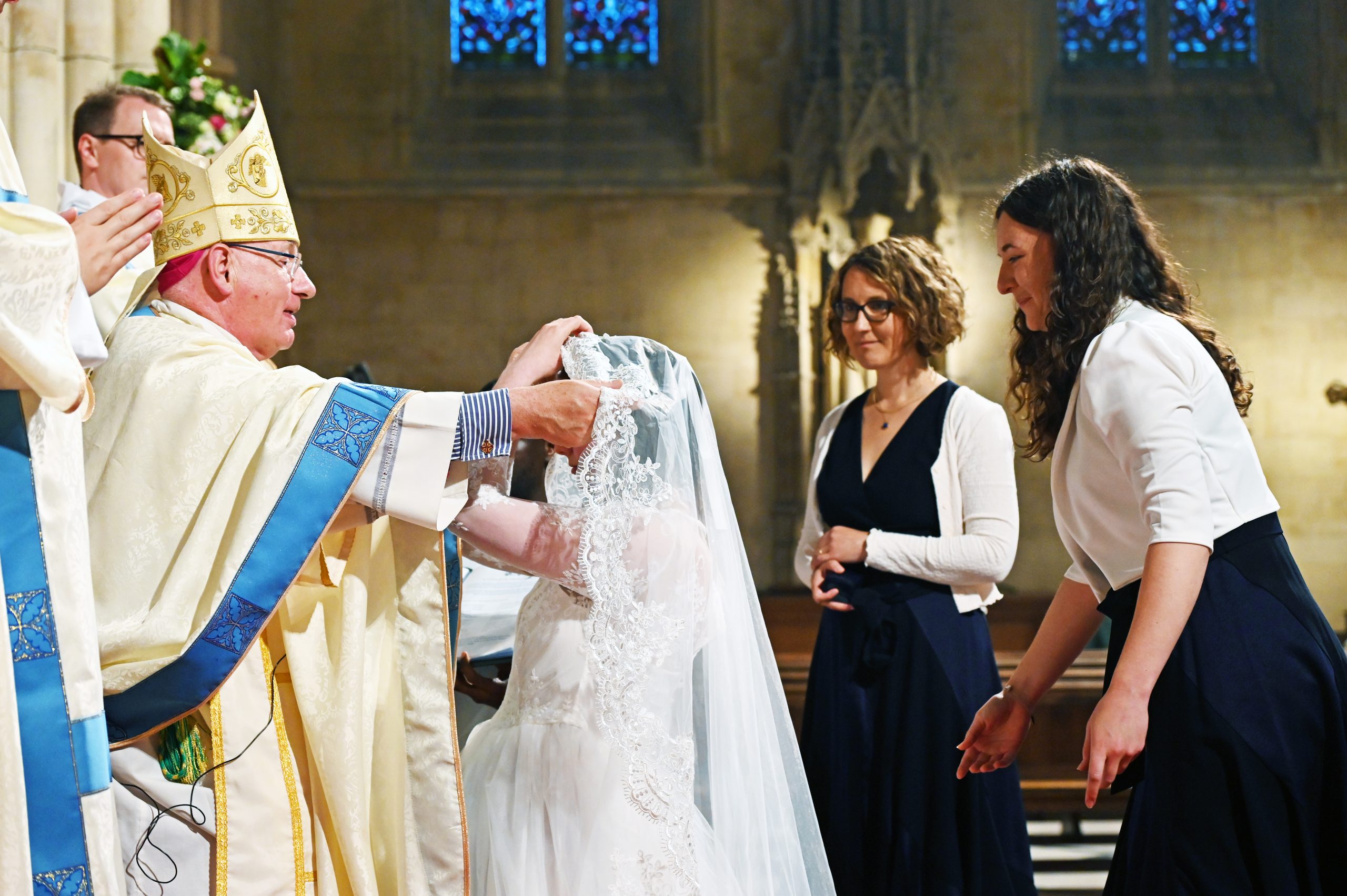 Emma Morrison assisting at her friend Bethan’s consecration by the now Archbishop Richard Moth