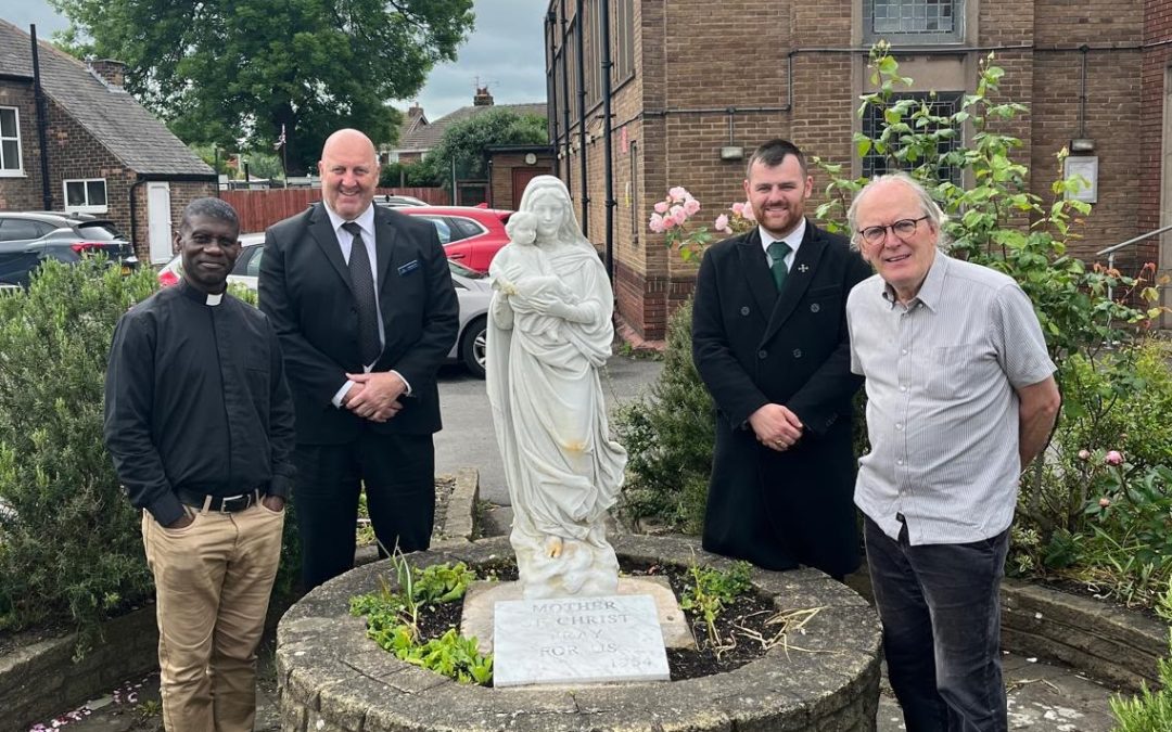 Damaged statue of Our Lady fully restored