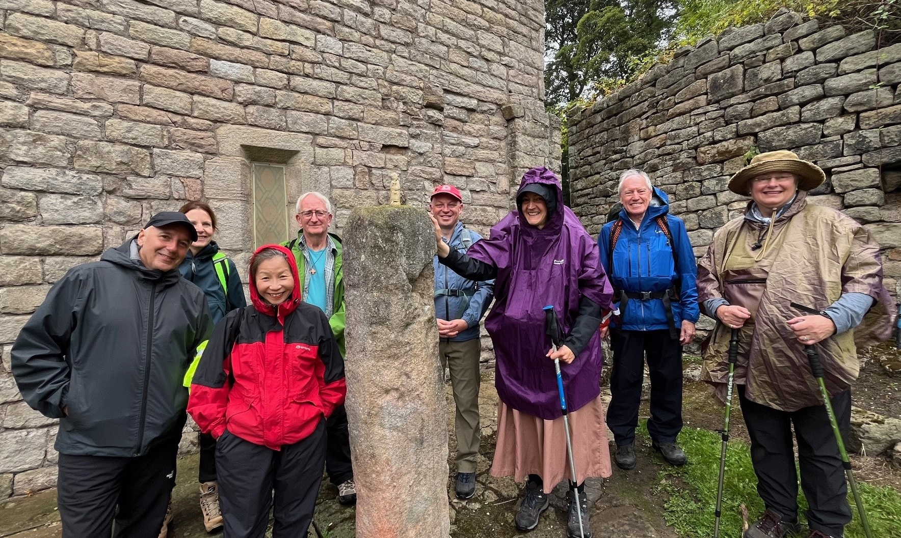 Pilgrims at Padley Martyrs’ Shrine during last year’s St Mark’s Way on the National Pilgrimage of Hope